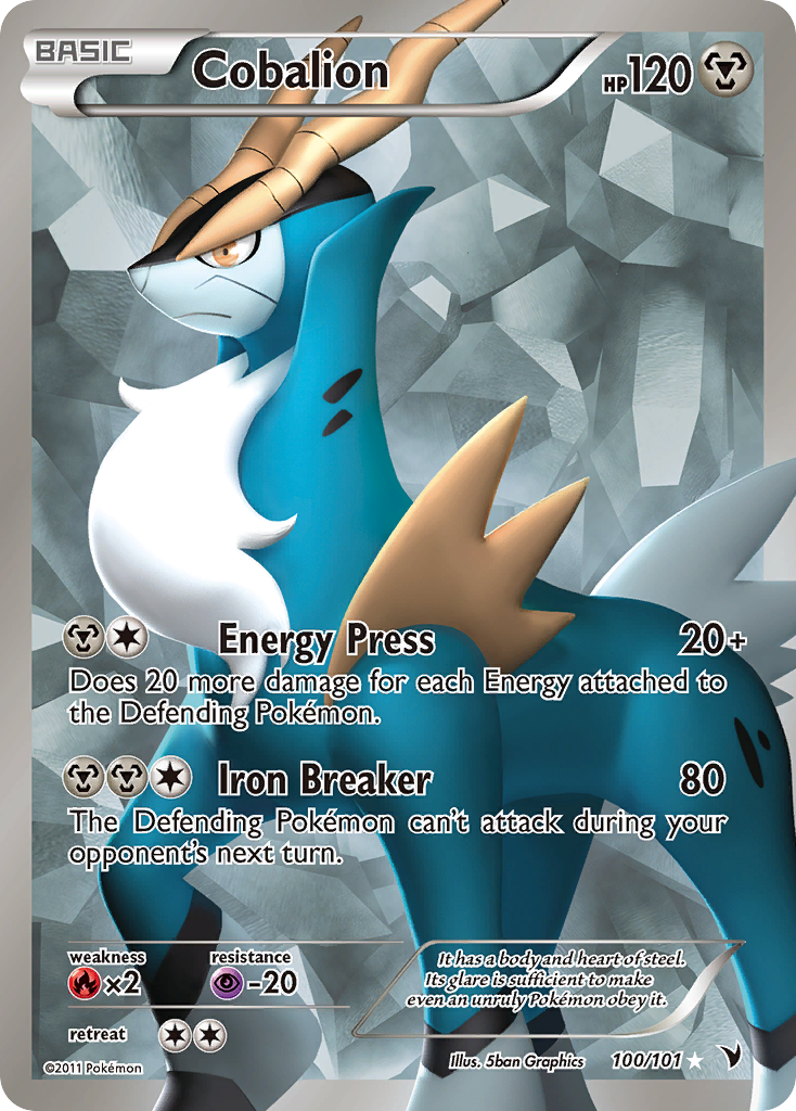 Cobalion (100/101) [Black & White: Noble Victories] | Card Merchant Takapuna