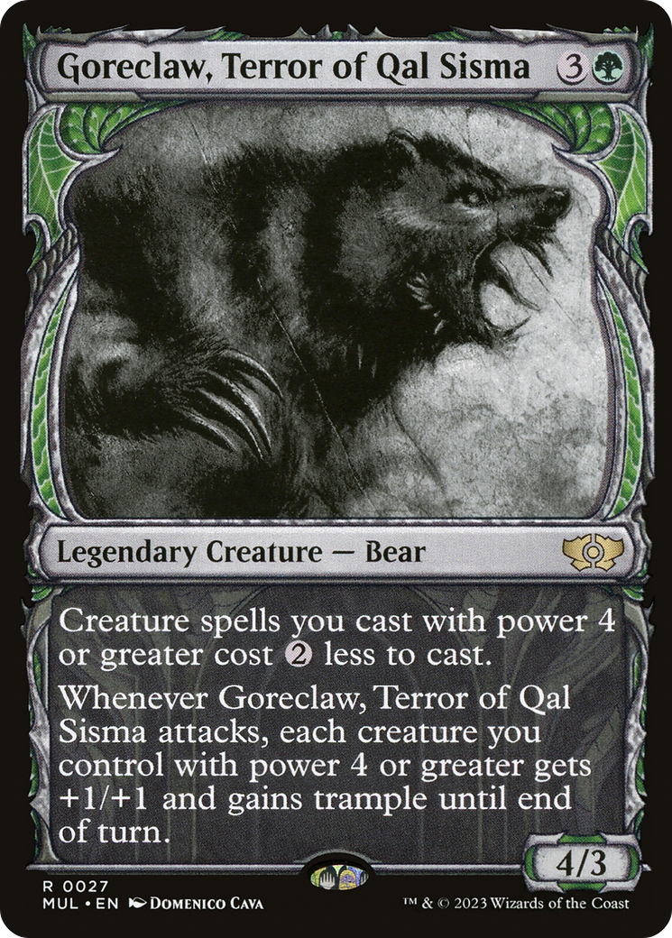 Goreclaw, Terror of Qal Sisma [Multiverse Legends] | Card Merchant Takapuna