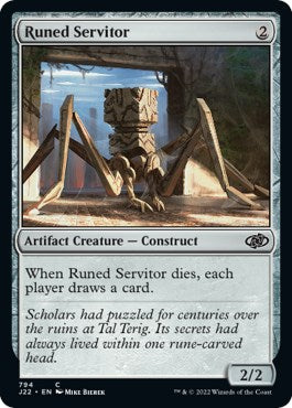 Runed Servitor [Jumpstart 2022] | Card Merchant Takapuna