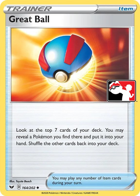 Great Ball (164/202) [Prize Pack Series One] | Card Merchant Takapuna