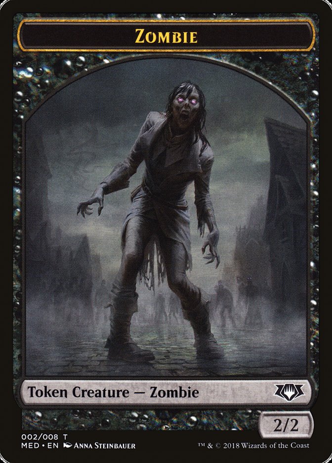 Zombie Token [Mythic Edition Tokens] | Card Merchant Takapuna