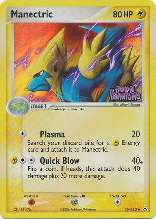 Manectric (46/110) (Stamped) [EX: Holon Phantoms] | Card Merchant Takapuna