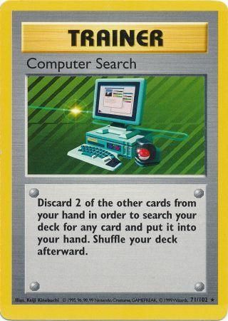 Computer Search (71/102) [Base Set Shadowless Unlimited] | Card Merchant Takapuna