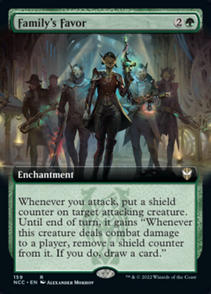 Family's Favor (Extended Art) [Streets of New Capenna Commander] | Card Merchant Takapuna