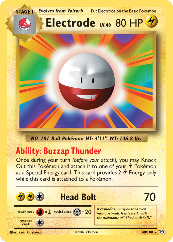 Electrode (40/108) [XY: Evolutions] | Card Merchant Takapuna