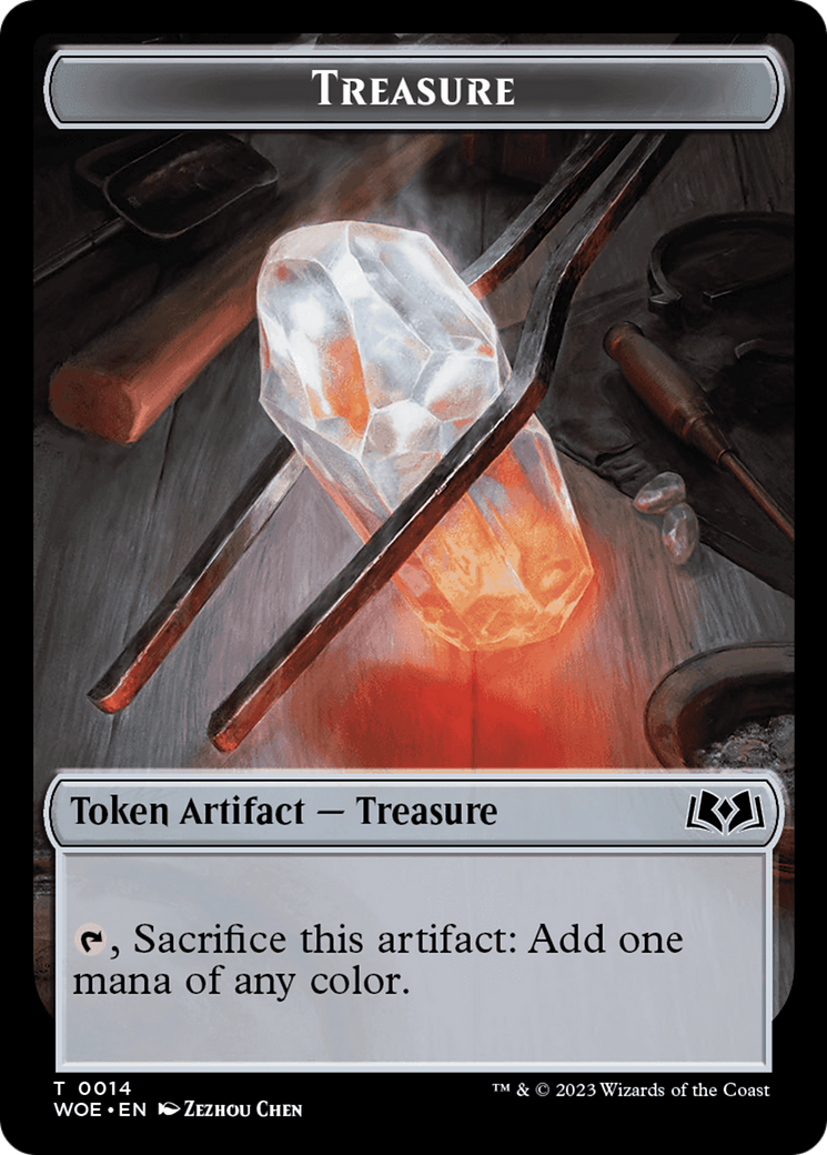 Treasure Token [Wilds of Eldraine Tokens] | Card Merchant Takapuna