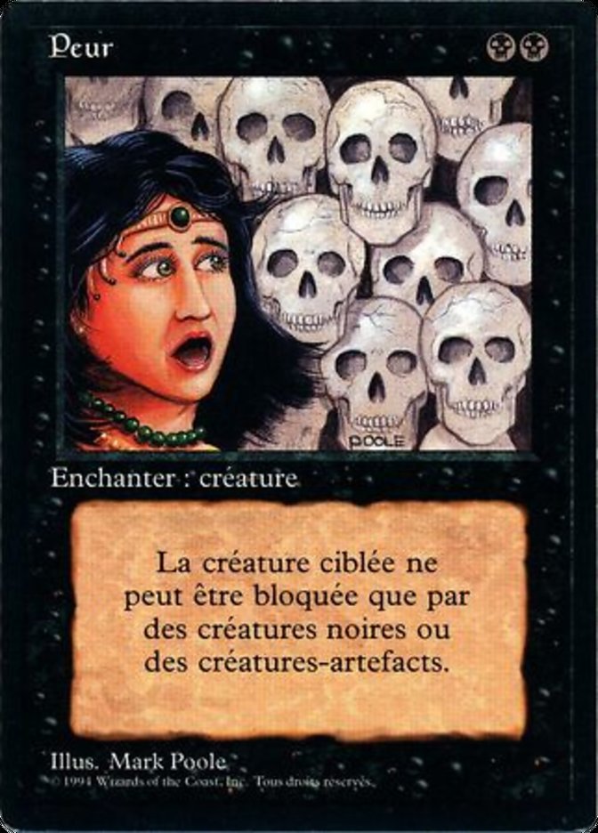 Fear [Foreign Black Border] | Card Merchant Takapuna