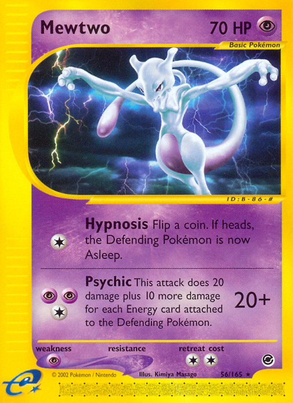 Mewtwo (56/165) [Expedition: Base Set] | Card Merchant Takapuna