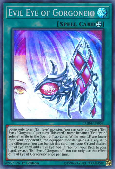 Evil Eye of Gorgoneio [CHIM-EN062] Super Rare | Card Merchant Takapuna