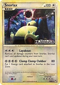 Snorlax (33/95) (Staff Prerelease Promo) [Nintendo: Black Star Promos] | Card Merchant Takapuna