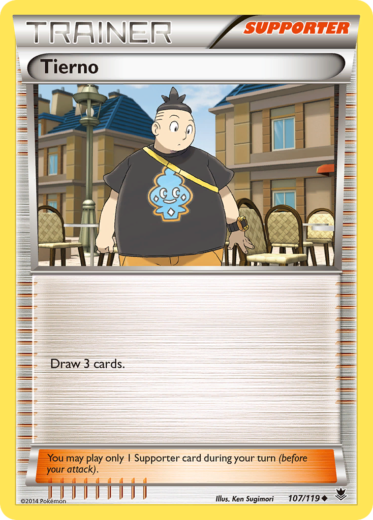 Tierno (107/119) [XY: Phantom Forces] | Card Merchant Takapuna