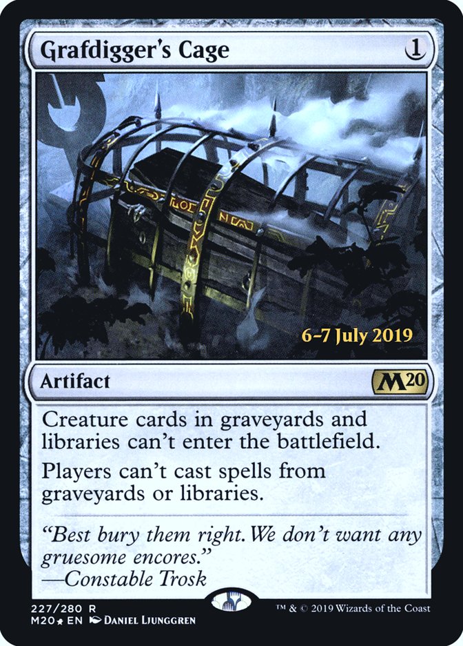 Grafdigger's Cage [Core Set 2020 Prerelease Promos] | Card Merchant Takapuna