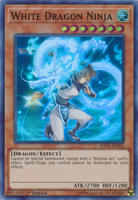 White Dragon Ninja [SHVA-EN024] Super Rare | Card Merchant Takapuna