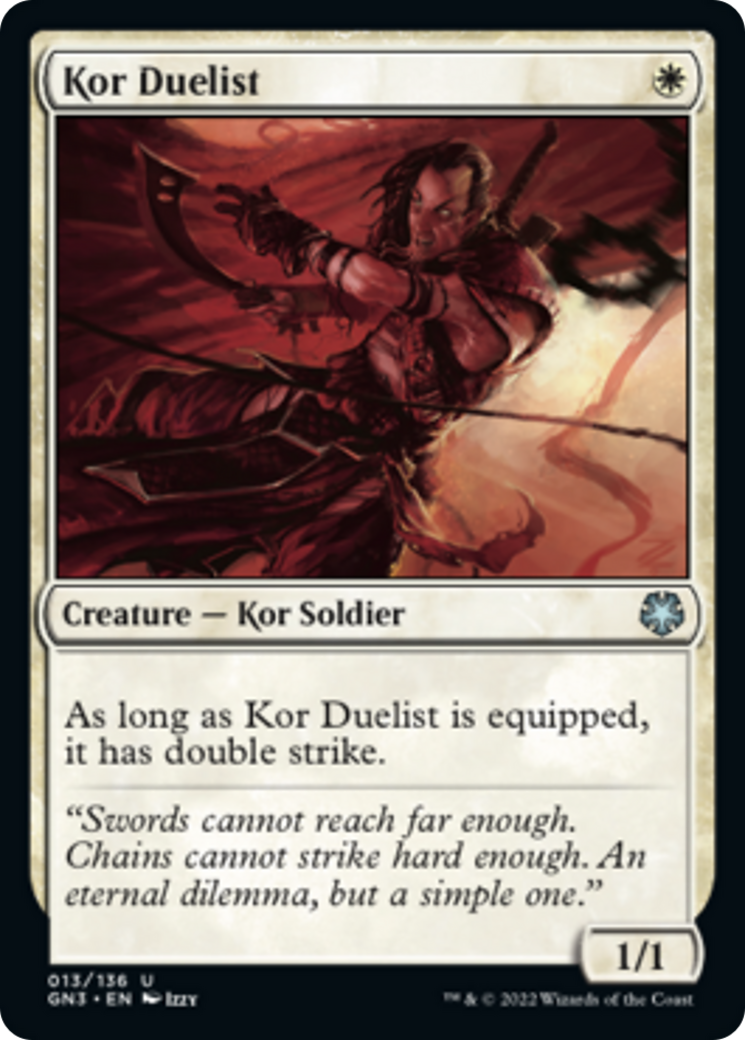 Kor Duelist [Game Night: Free-for-All] | Card Merchant Takapuna