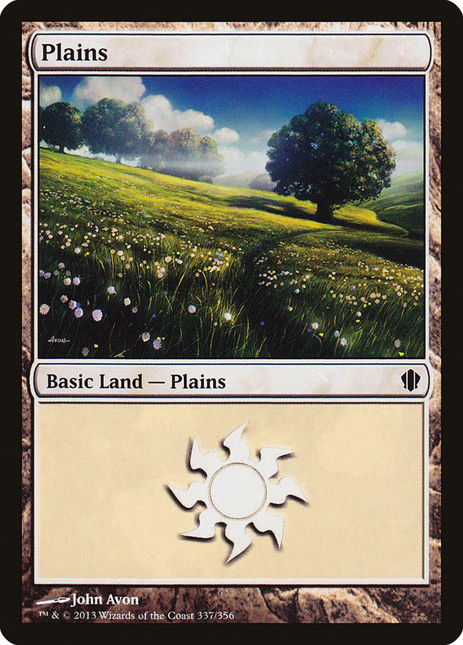 Plains (337) [Commander 2013] | Card Merchant Takapuna