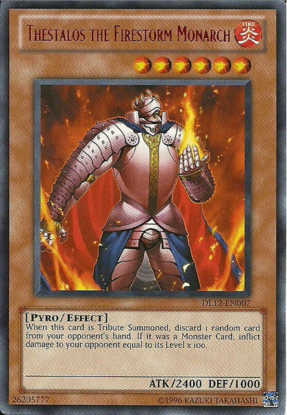 Thestalos the Firestorm Monarch (Red) [DL12-EN007] Rare | Card Merchant Takapuna