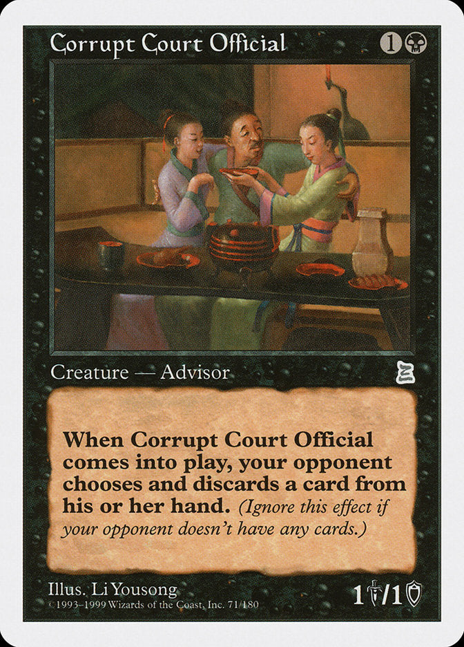 Corrupt Court Official [Portal Three Kingdoms] | Card Merchant Takapuna