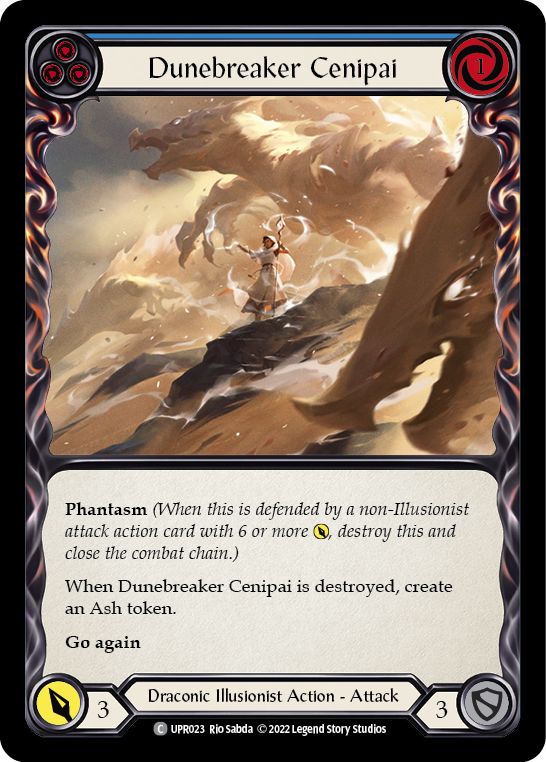 Dunebreaker Cenipai (Blue) [UPR023] (Uprising) | Card Merchant Takapuna