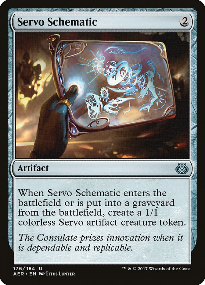 Servo Schematic [Aether Revolt] | Card Merchant Takapuna