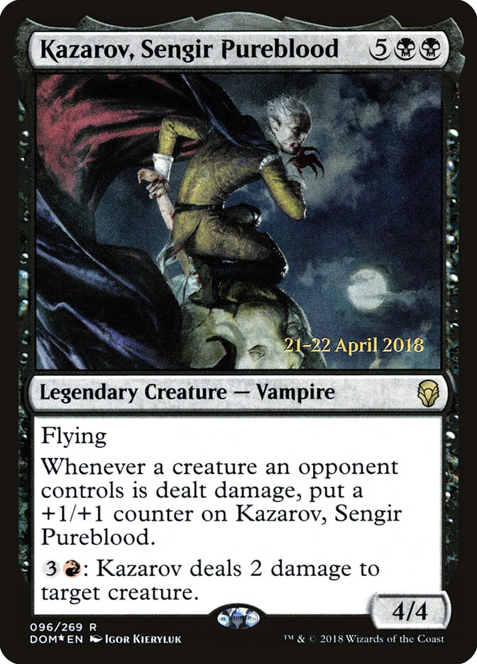 Kazarov, Sengir Pureblood [Dominaria Prerelease Promos] | Card Merchant Takapuna