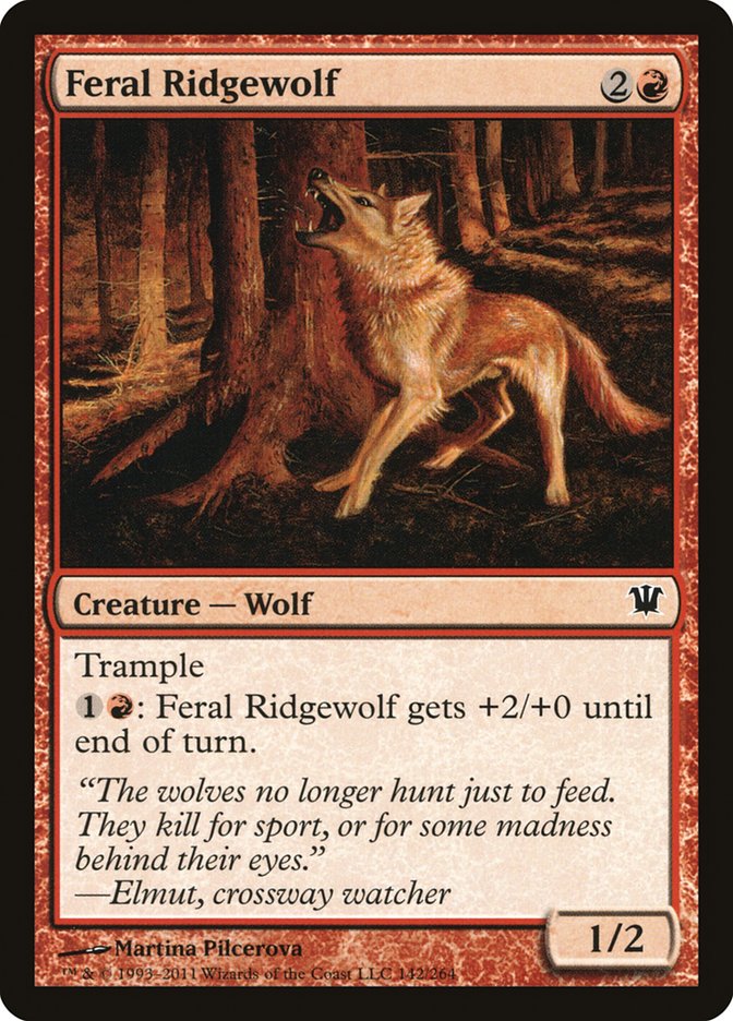 Feral Ridgewolf [Innistrad] | Card Merchant Takapuna