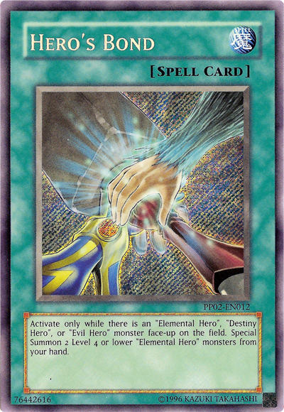 Hero's Bond [PP02-EN012] Secret Rare | Card Merchant Takapuna