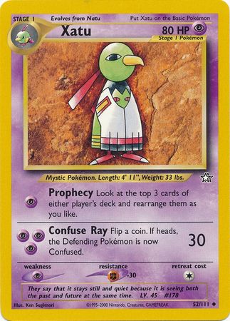 Xatu (52/111) [Neo Genesis Unlimited] | Card Merchant Takapuna