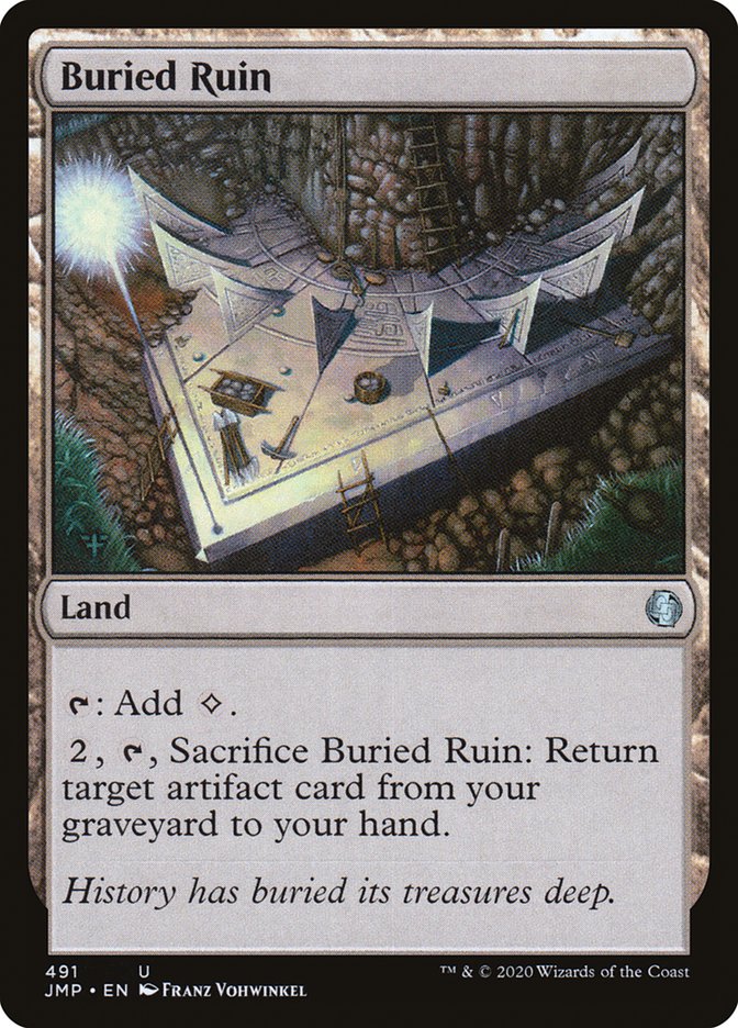 Buried Ruin [Jumpstart] | Card Merchant Takapuna