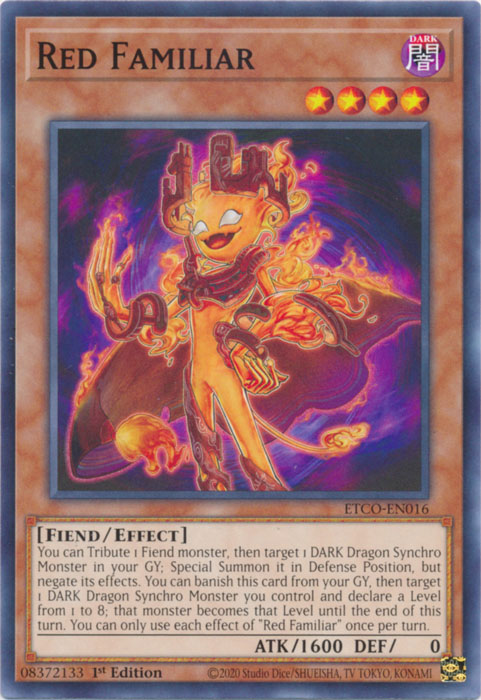 Red Familiar [ETCO-EN016] Common | Card Merchant Takapuna