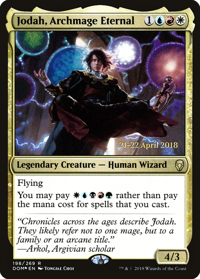 Jodah, Archmage Eternal [Dominaria Prerelease Promos] | Card Merchant Takapuna