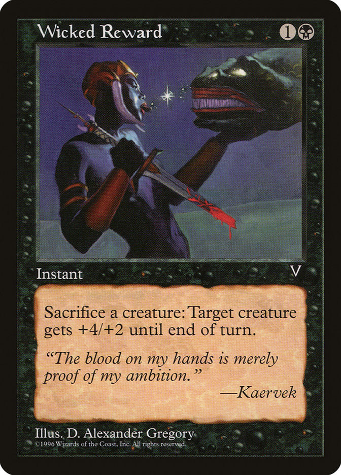 Wicked Reward [Visions] | Card Merchant Takapuna