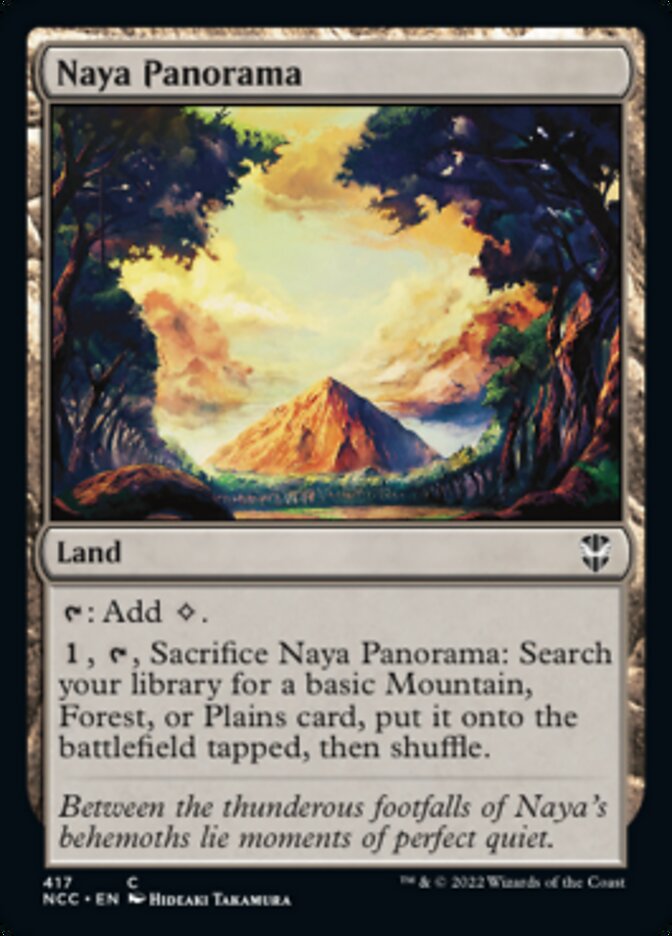 Naya Panorama [Streets of New Capenna Commander] | Card Merchant Takapuna