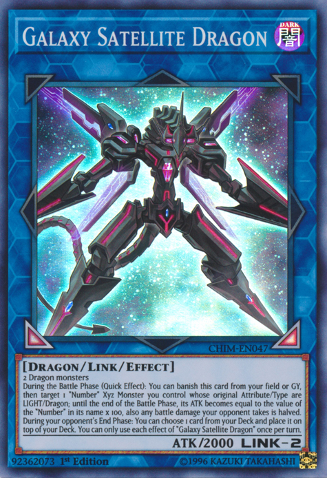 Galaxy Satellite Dragon [CHIM-EN047] Super Rare | Card Merchant Takapuna