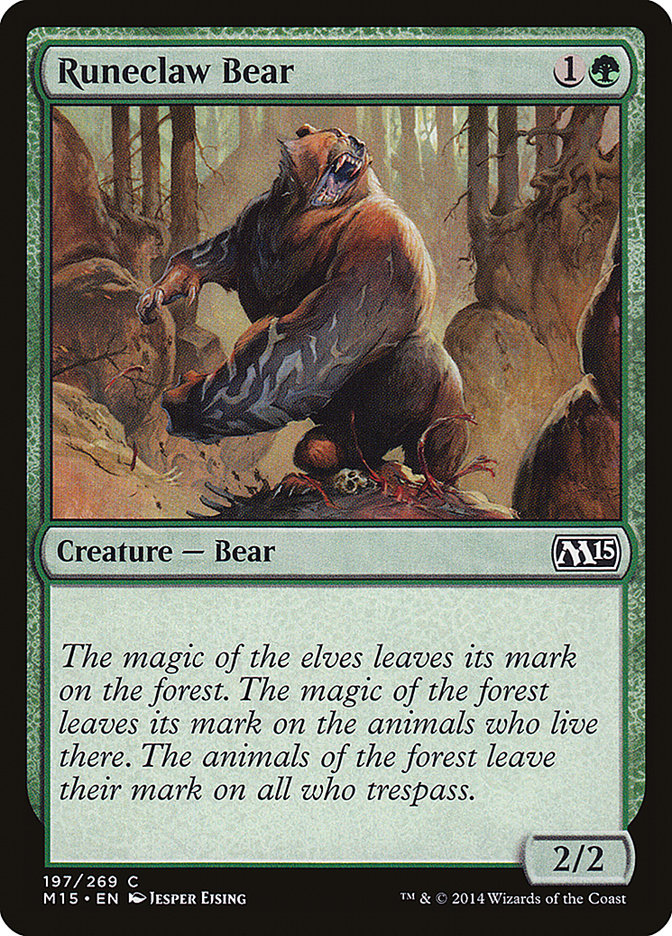 Runeclaw Bear [Magic 2015] | Card Merchant Takapuna