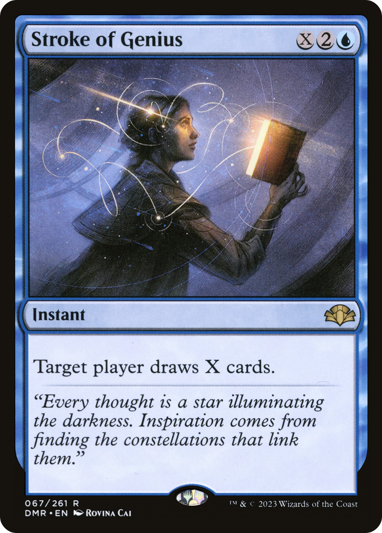 Stroke of Genius [Dominaria Remastered] | Card Merchant Takapuna