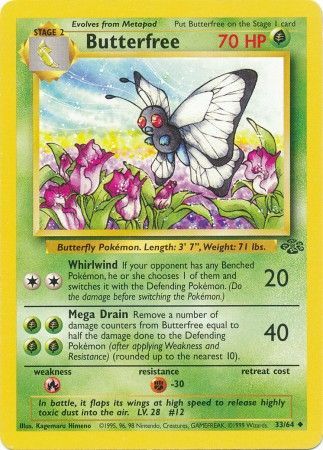 Butterfree (33/64) [Jungle Unlimited] | Card Merchant Takapuna