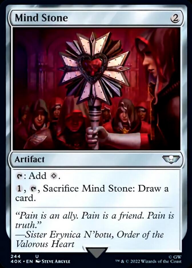 Mind Stone (244) (Surge Foil) [Warhammer 40,000] | Card Merchant Takapuna