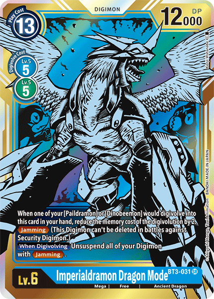 Imperialdramon Dragon Mode [BT3-031] (Alternate Art) [Release Special Booster Ver.1.5] | Card Merchant Takapuna