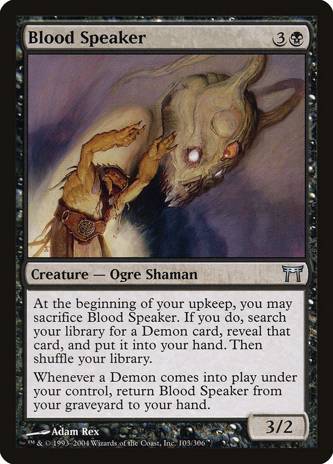 Blood Speaker [Champions of Kamigawa] | Card Merchant Takapuna