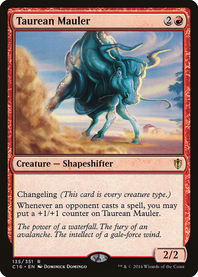 Taurean Mauler [Commander 2016] | Card Merchant Takapuna