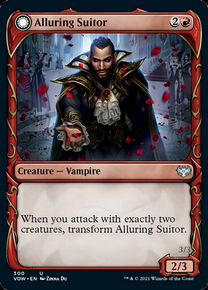 Alluring Suitor // Deadly Dancer (Showcase Fang Frame) [Innistrad: Crimson Vow] | Card Merchant Takapuna