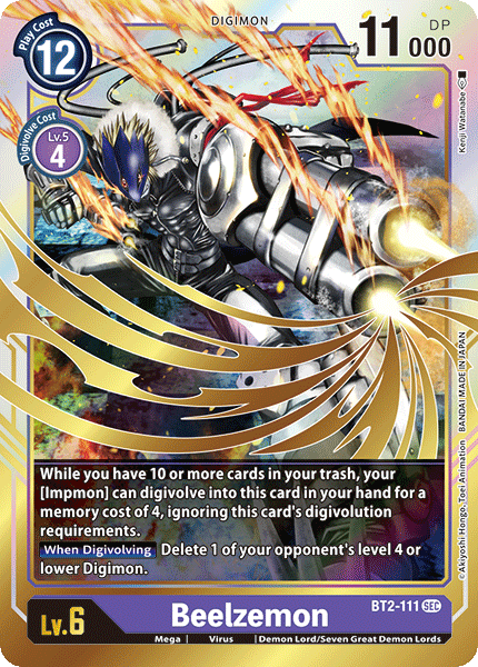 Beelzemon [BT2-111] [Release Special Booster Ver.1.0] | Card Merchant Takapuna