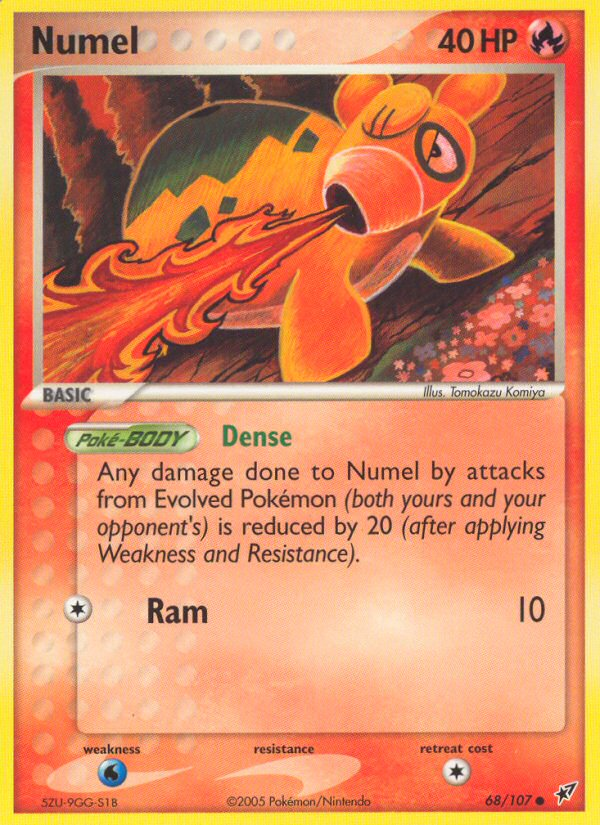 Numel (68/107) [EX: Deoxys] | Card Merchant Takapuna