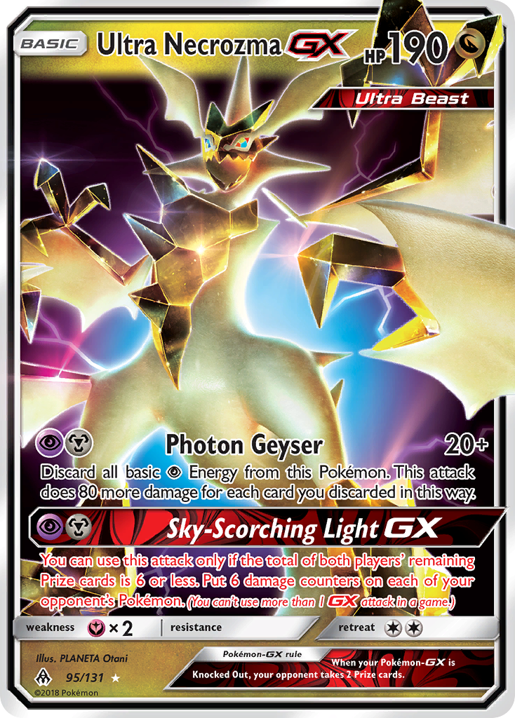 Ultra Necrozma GX (95/131) [Sun & Moon: Forbidden Light] | Card Merchant Takapuna