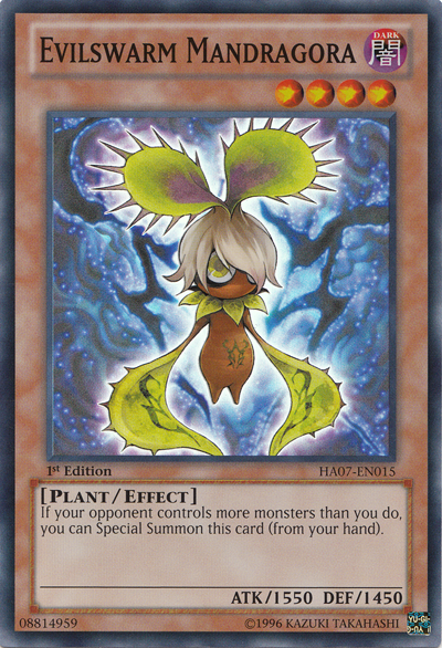 Evilswarm Mandragora [HA07-EN015] Super Rare | Card Merchant Takapuna