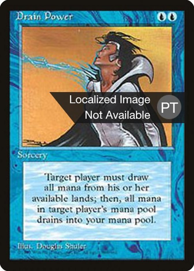 Drain Power [Fourth Edition (Foreign Black Border)] | Card Merchant Takapuna