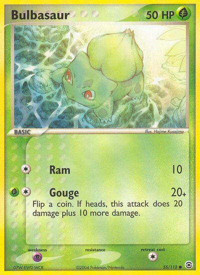 Bulbasaur (55/112) [EX: FireRed & LeafGreen] | Card Merchant Takapuna