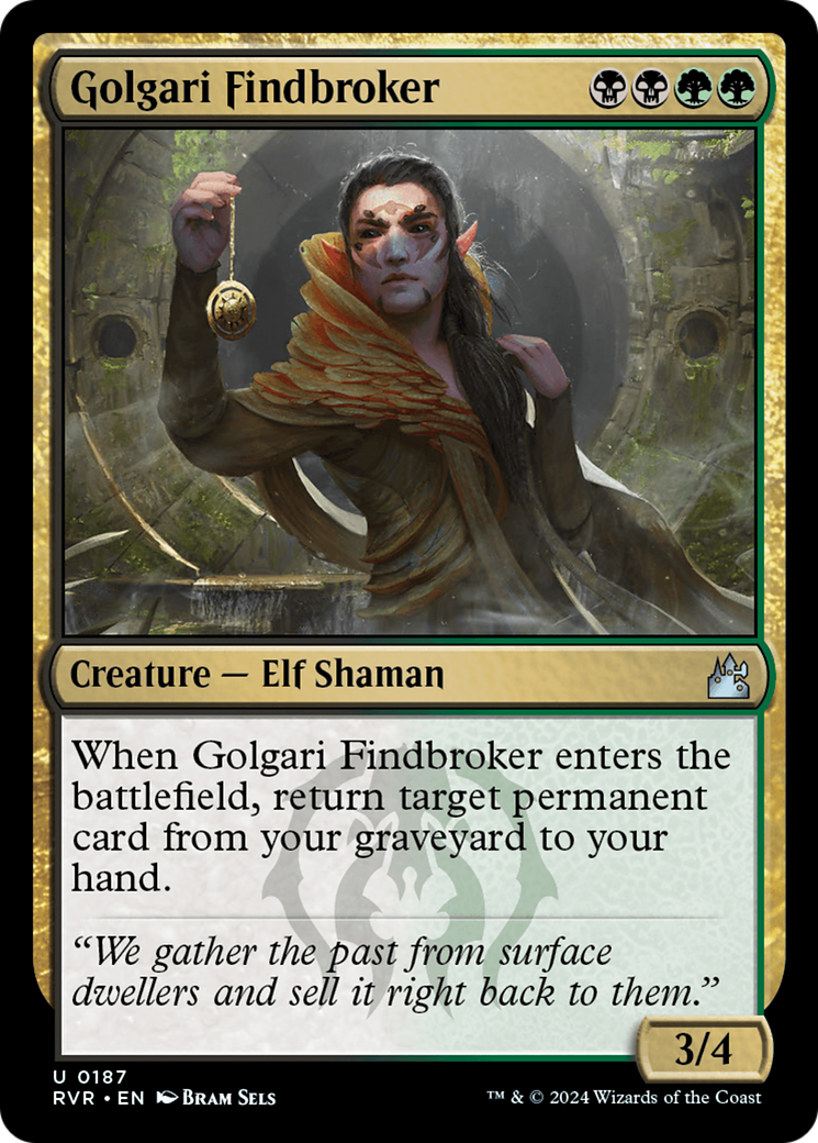 Golgari Findbroker [Ravnica Remastered] | Card Merchant Takapuna