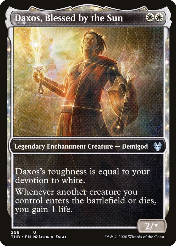 Daxos, Blessed by the Sun (Showcase) [Theros Beyond Death] | Card Merchant Takapuna