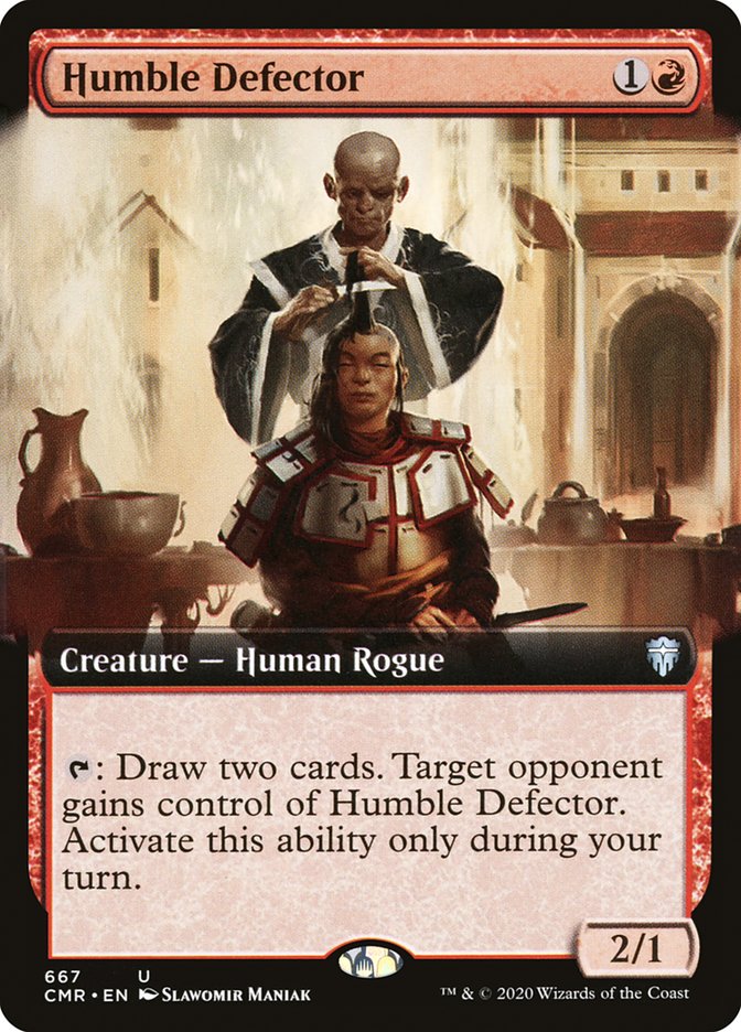 Humble Defector (Extended Art) [Commander Legends] | Card Merchant Takapuna